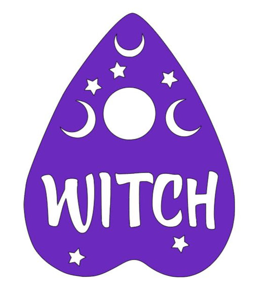Witch Planchette Vinyl Decal Sticker Halloween Horror Metaphysical