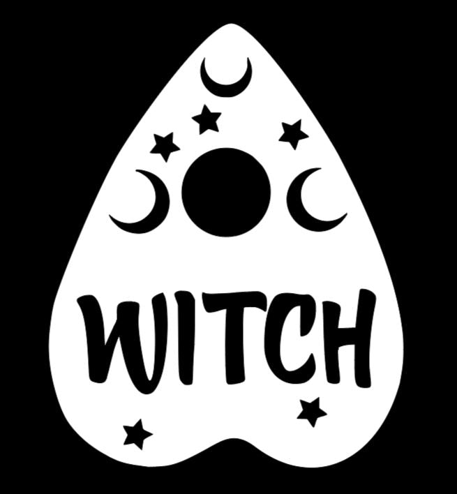 Witch Planchette Vinyl Decal Sticker Halloween Horror Metaphysical
