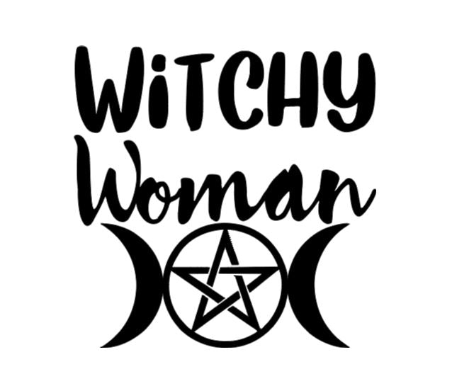 Witchy Woman Vinyl Decal Sticker Halloween Horror Metaphysical