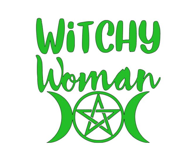 Witchy Woman Vinyl Decal Sticker Halloween Horror Metaphysical