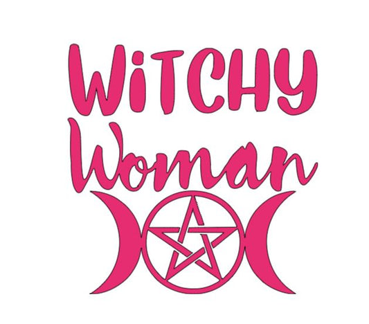Witchy Woman Vinyl Decal Sticker Halloween Horror Metaphysical