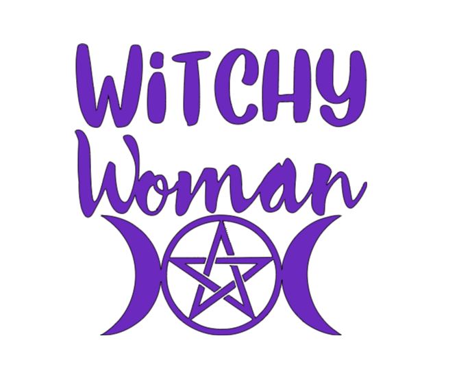 Witchy Woman Vinyl Decal Sticker Halloween Horror Metaphysical