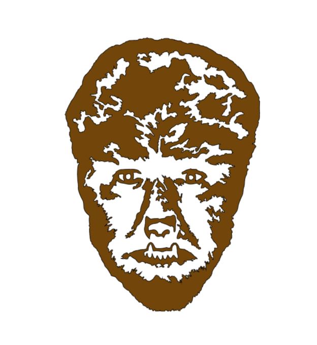 Wolfman Universal Vinyl Decal Sticker Halloween Horror Metaphysical