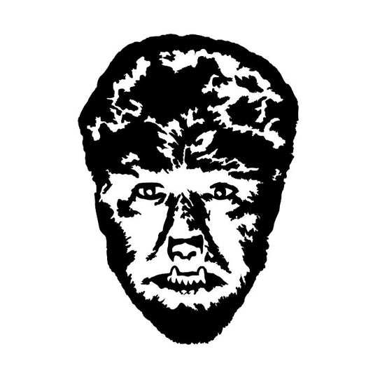 Wolfman Universal Vinyl Decal Sticker Halloween Horror Metaphysical