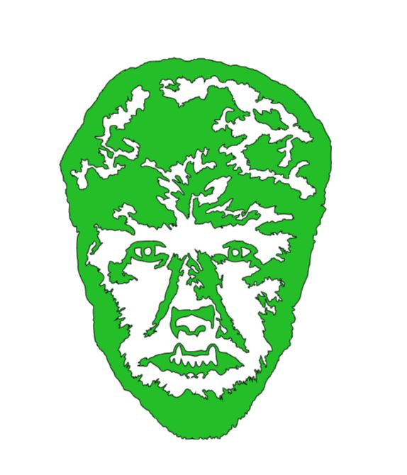 Wolfman Universal Vinyl Decal Sticker Halloween Horror Metaphysical