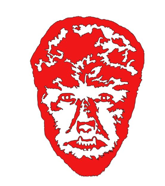 Wolfman Universal Vinyl Decal Sticker Halloween Horror Metaphysical