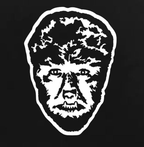 Wolfman Universal Vinyl Decal Sticker Halloween Horror Metaphysical