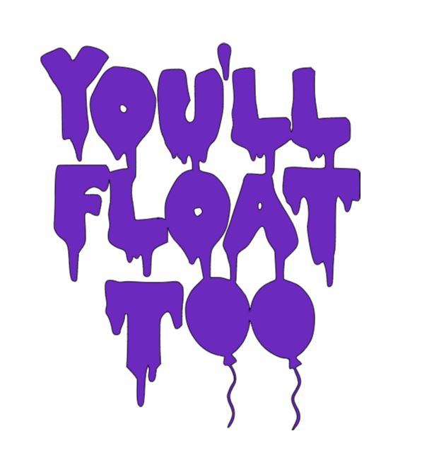 You'll Float Too It Pennywise Vinyl Decal Sticker Halloween Horror Metaphysical