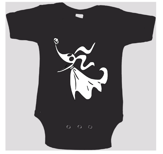 Zero Nightmare Before Christmas Childrens Bodysuit Newborn - 24 Months Horror Halloween Metaphysical