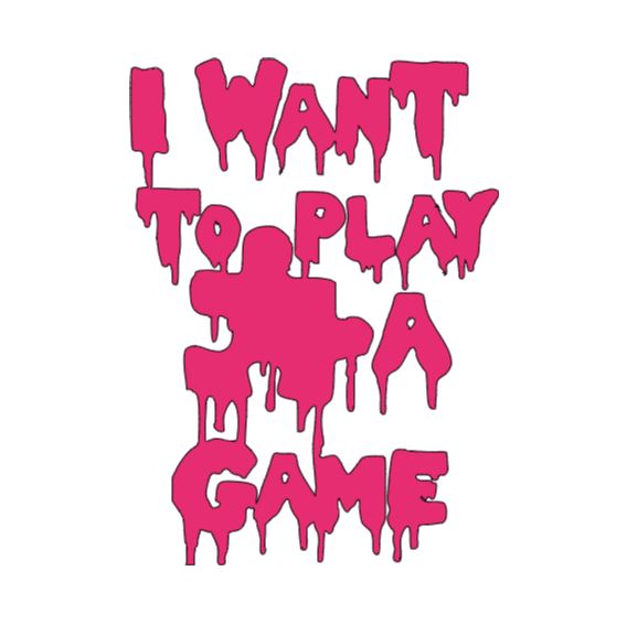 Saw I Want to Play a Game Vinyl Decal Sticker Halloween Horror Metaphysical